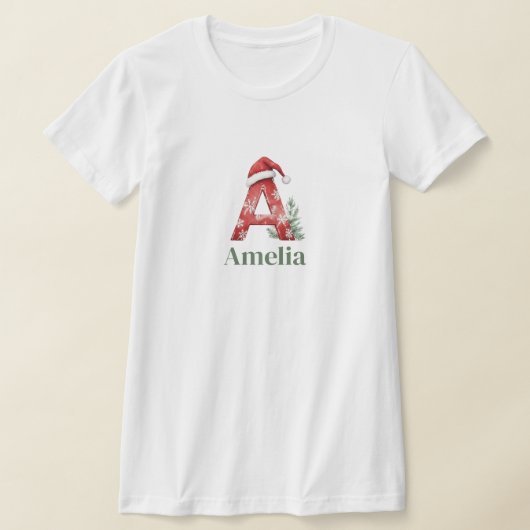 Letter A Persoonlijk T-shirt (Laagn)