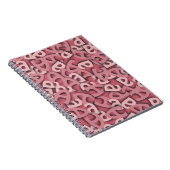Letter A Pink Notitieboek (Rechterzijde)