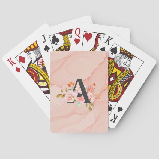 Letter A Pokerkaarten (Achterkant)