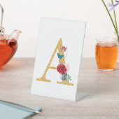 letter a reclamebord met voetstuk (Insitu)