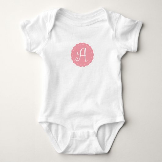 letter A Romper (Voorkant)
