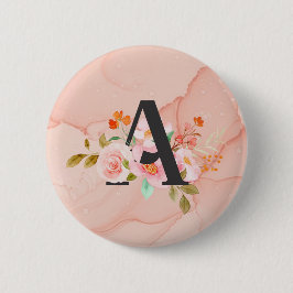 Letter A Ronde Button 5,7 Cm