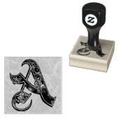 Letter A Rubber Stempel (Gestempeld)