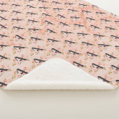 Letter A Sherpa Deken (3/4)