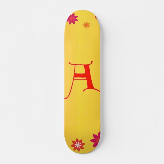 Letter A Skateboard (Voorkant)