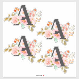 Letter A Sticker