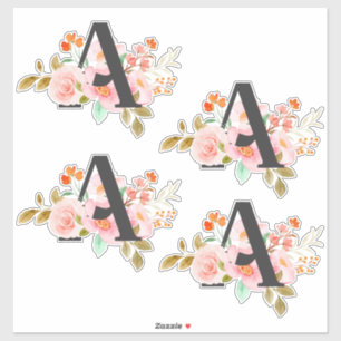 Letter A Sticker
