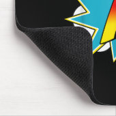 Letter A Superhero Name Comic Letter Retro Costume Muismat (Hoek)