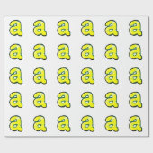 Letter "a" THCA $THCBand Cadeaupapier (Vlak)
