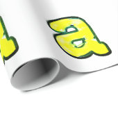 Letter "a" THCA $THCBand Cadeaupapier (Rol Hoek)