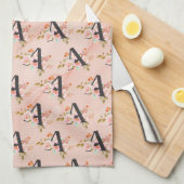 Letter A Theedoek (Quarter Fold)