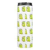 Letter "a" thermosbeker (Achterkant)