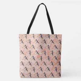 Letter A Tote Bag