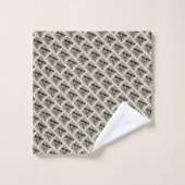 Letter A Vintage Celtic Knot Monogram Bad Handdoek (Wasdoekje)