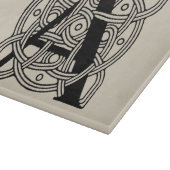 Letter A Vintage Celtic Knot Monogram Snijplank (Hoek)