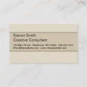 Letter A Vintage Celtic Knot Monogram Visitekaartje (Achterkant)