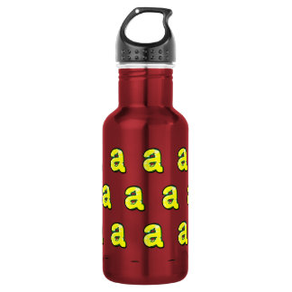 Letter "a" waterfles 