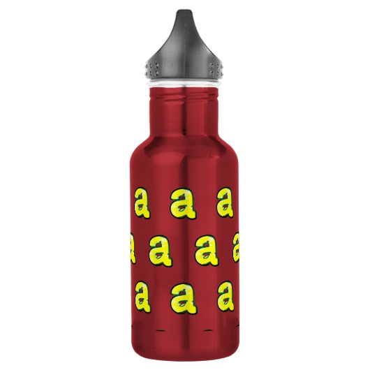 Letter "a" waterfles (Links)
