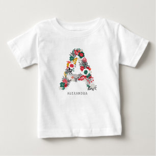 Letter A   Whimsical Bloem Letter Monogram I