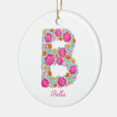 letter B aangepast keramisch ornament (Links)