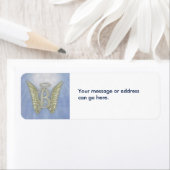 Letter B Angel Monogram Etiket (Insitu)