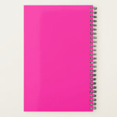 Letter B Beatrix naam betekent kuif roze Planner (Achterkant)