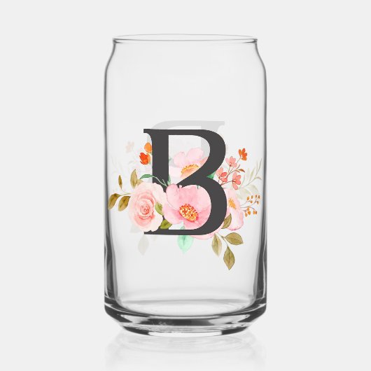 Letter B Blikvorm Glas (Voorkant)