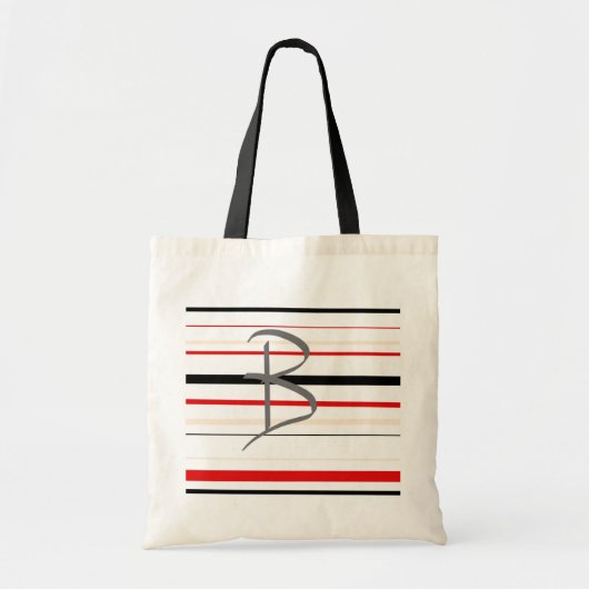 Letter "B"-Canvas tas (Voorkant)