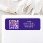 Letter B Colorful  First Letter Gradient Etiket (Insitu)