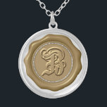 *~* Letter "B" Diamond GOLD Wax Seal Monogram Zilver Vergulden Ketting<br><div class="desc">Energetisch versterkte PARTIJThe letter "B" GOLD faux WAX SEAL STAMP SILVER PLATED KETTING. SPARKLERENDE WAX SEALS / STAMPS STICKERS - Ideaal voor een speciale envelop, feestelijke feestdagen en nog veel meer. Het ontwerp is ELEGANT CLASSIC en RICH. De faux DIAMONDS geven het een mooie SPARKEL... ..zoals ze zouden moeten. Deze...</div>