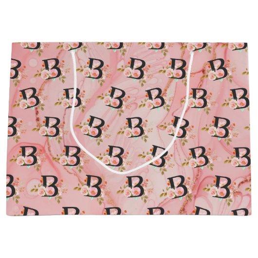 Letter B Groot Cadeauzakje (Voorkant)