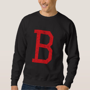 Letter B Hoofdletters Alfabet Initiaal Classic Sch Trui