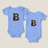Letter B in Thanksgiving-stijl (Ontwerp Voorkant & Achterkant)