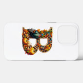 Letter B in Thanksgiving-stijl Case-Mate iPhone Case (Achterkant (horizontaal))