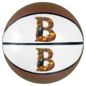 Letter B in Thanksgiving style Basketbal (Voorkant)
