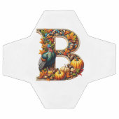 Letter B in Thanksgiving style Voetbal (Enkel)