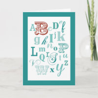 Letter B Initiaal naam Alphabet Birthday Blauwgroe