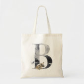Letter B-kerstdeeralfabet Tote Bag (Voorkant)