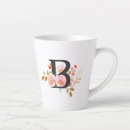 Letter B Latte Mok