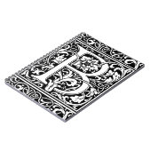 Letter B Medieval Monogram Initiaal Notitieboek (Linkerzijde)