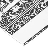 Letter B Middeleeuws Monogram Art Nouveau Korte Tafelloper (Hoek)