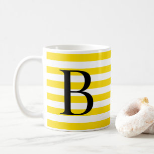 Letter B Mok met tekens