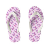 Letter B monogram flip flop thangen (Voetbed)