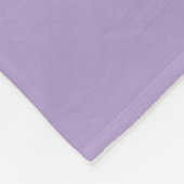 Letter B Monogram met Rode Rozen Lavendel Fleece Deken (Hoek)