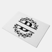 Letter B Monogram op maat Deurmat (Schuin)