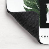 Letter B Monogram | Tropisch monogram goudolie Muismat (Hoek)