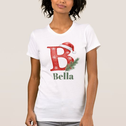 Letter B Personalized T-shirt (Voorkant)