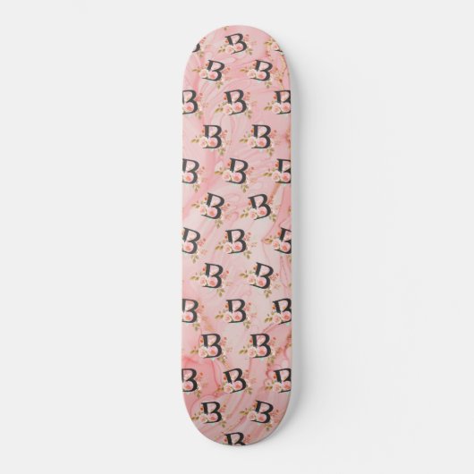 Letter B Persoonlijk Skateboard (Voorkant)