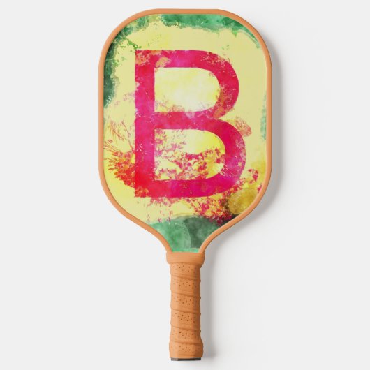 Letter B Pickleball Paddle (Voorkant)