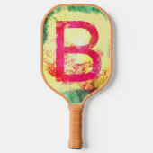 Letter B Pickleball Paddle (Achterkant)